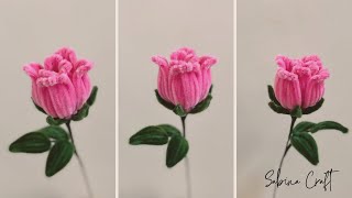 Tutorial Membuat Bunga Mawar Dari Kawat Bulu  How To Make Rose Flower With Pipe Cleaners