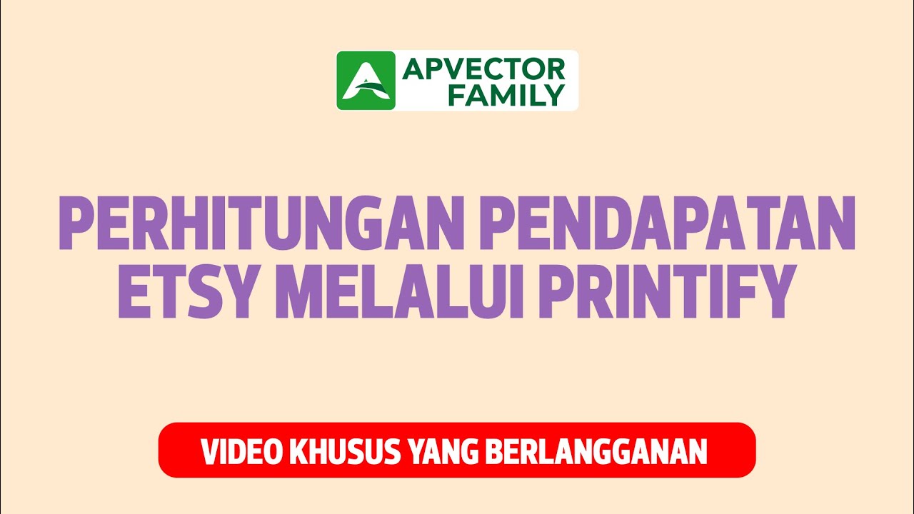 SESI 9 | Berapa Uang yang Didapat dari Order di Etsy Melalui Printify?