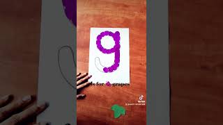 Letter "G" craft