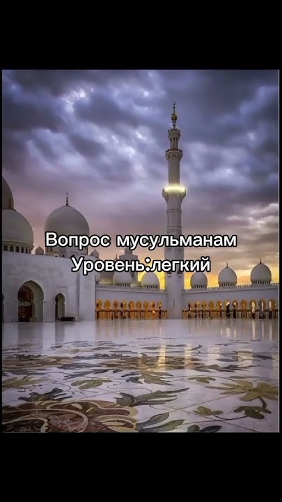 ВОПРОС МУСУЛЬМАНАМ🤍🤍 - YouTube