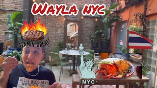 Best Thai restaurant in New York City WayLa NYC