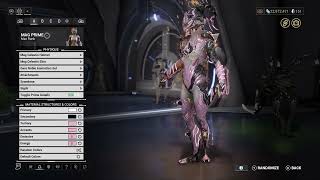 warframe MAG PRIME 1st skin fashionframe with details