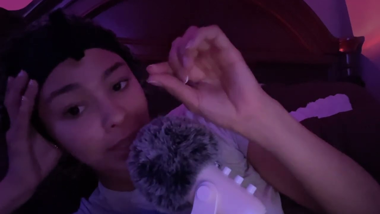 ASMR Rambles with Mic Brushing and Trigger words