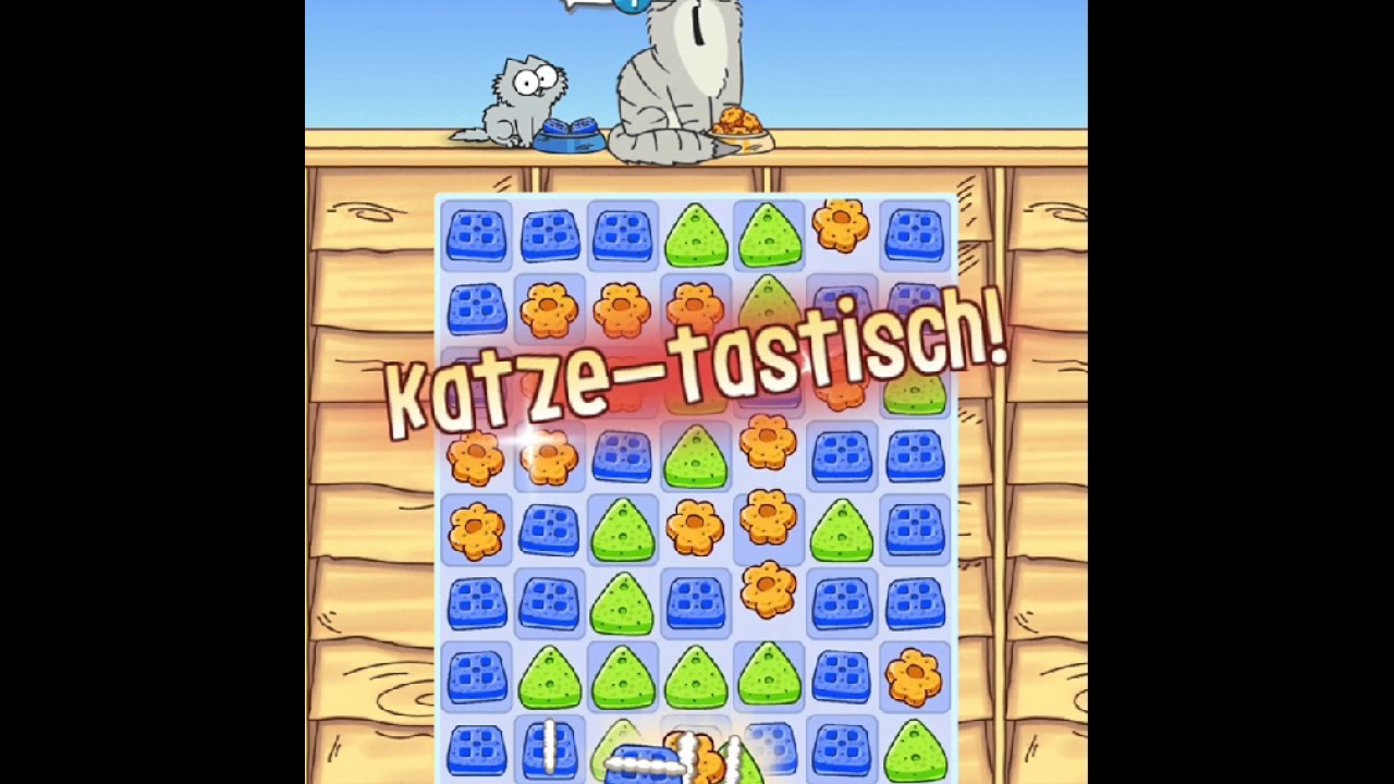 Simons Cat - Crunch Time - Level 3 - No Boosters (by match3news.com)