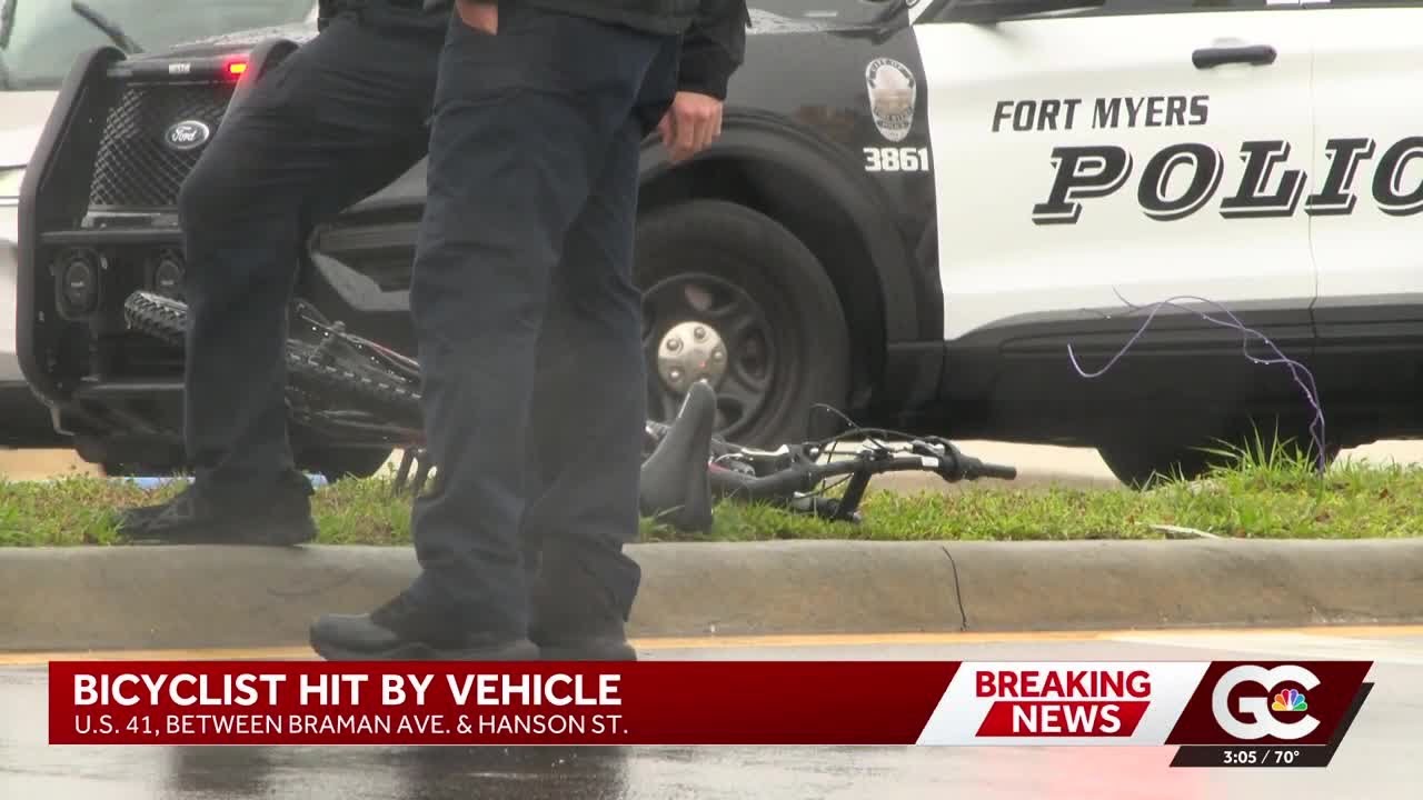 Bicyclist taken to hospital after being hit by vehicle along US-41 in ...