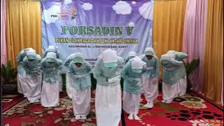 JUARA 1 LOMBA PADUAN SUARA MARS & HYMNE DINIYAH | PORSADIN V TINGKAT KECAMATAN