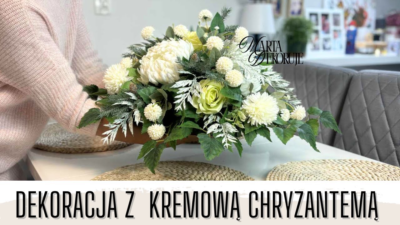 УКРАШЕНИЕ ПАМЯТНИКА ИЗ КРЕМОВЫХ ХРИЗАНТЕМ // ДЕНЬ ВСЕХ СВЯТЫХ 2025