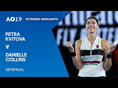 Petra kvitova v danielle collins extended highlights | australian open 2019 semifinal