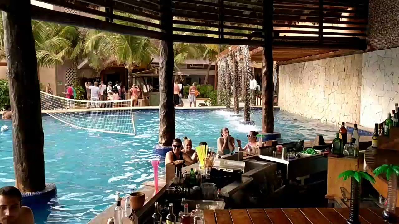 Swim Up Bar in Costa Maya, Mexico YouTube
