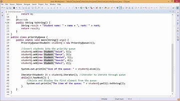 Java Essentials - Priority queue in java
