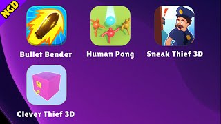Hyper Mobile Games Today | Bullet Bender,Human Pong,Sneak Thief 3D,Clever Thief 3D screenshot 5