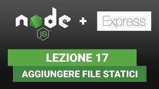 Node JS EXPRESS Tutorial Italian 17 - Adding Static Files