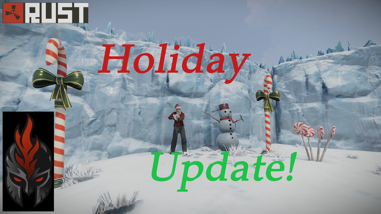 Rust: Snowball gun, snow walls, sleds and signs! - YouTube