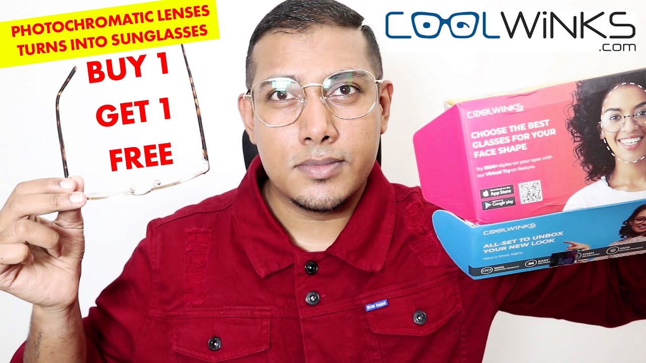 Coolwinks Eye Glasses Rs.2000 | Buy 1 Get 1 Free - With PhotoChromatic Lenses Better Than Lenskart?