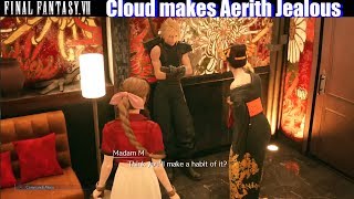 FFVII Cloud making Aerith & Tifa Jealous - Final Fantasy VII Remake 2020