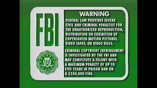Green Fbi Warning - Vhs
