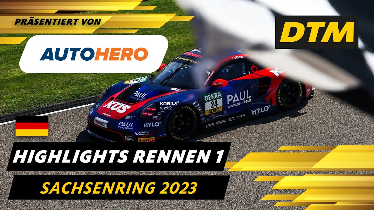DTM Highlights vom Sachsenring präsentiert von Autohero | DTM 2023
