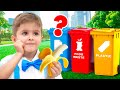 Eva y bebe en video educativo para niños