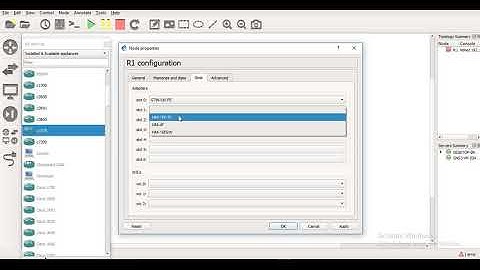 Fast ethernet and serial ports adding to Routers in GNS3