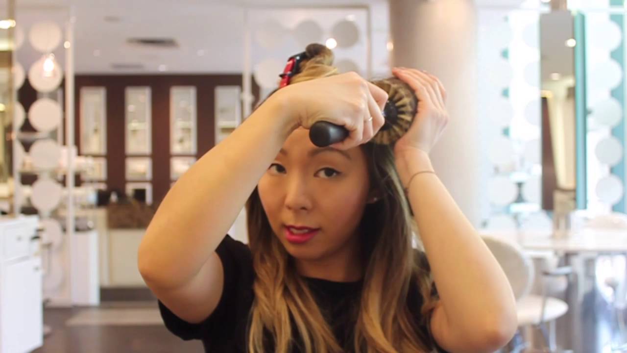 How to Round Brush Your Hair YouTube