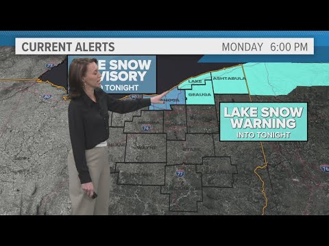 Checking in on current snow advisories and warnings in Northeast Ohio