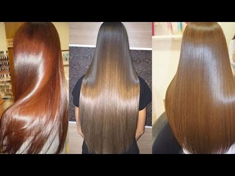 Como obter cabelo extremamente brilhante || Cabelo liso, sedoso e macio