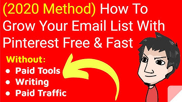 How To Quickly Grow Your Email List With Pinterest For Free In 2020