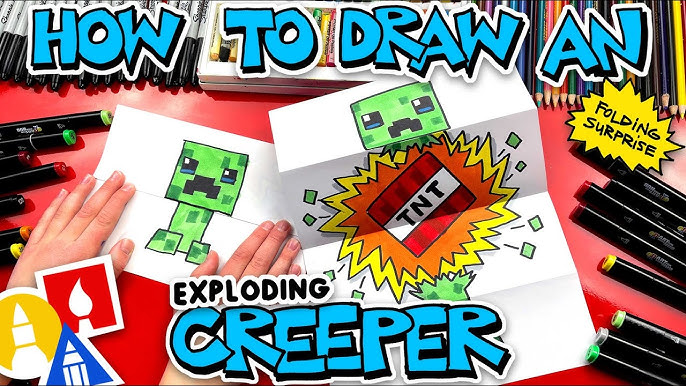 🎮 Jack and I are back with a new art lesson - How To Draw A Minecraft  Chest folding surprise. When you open your drawing, a Minecraft…