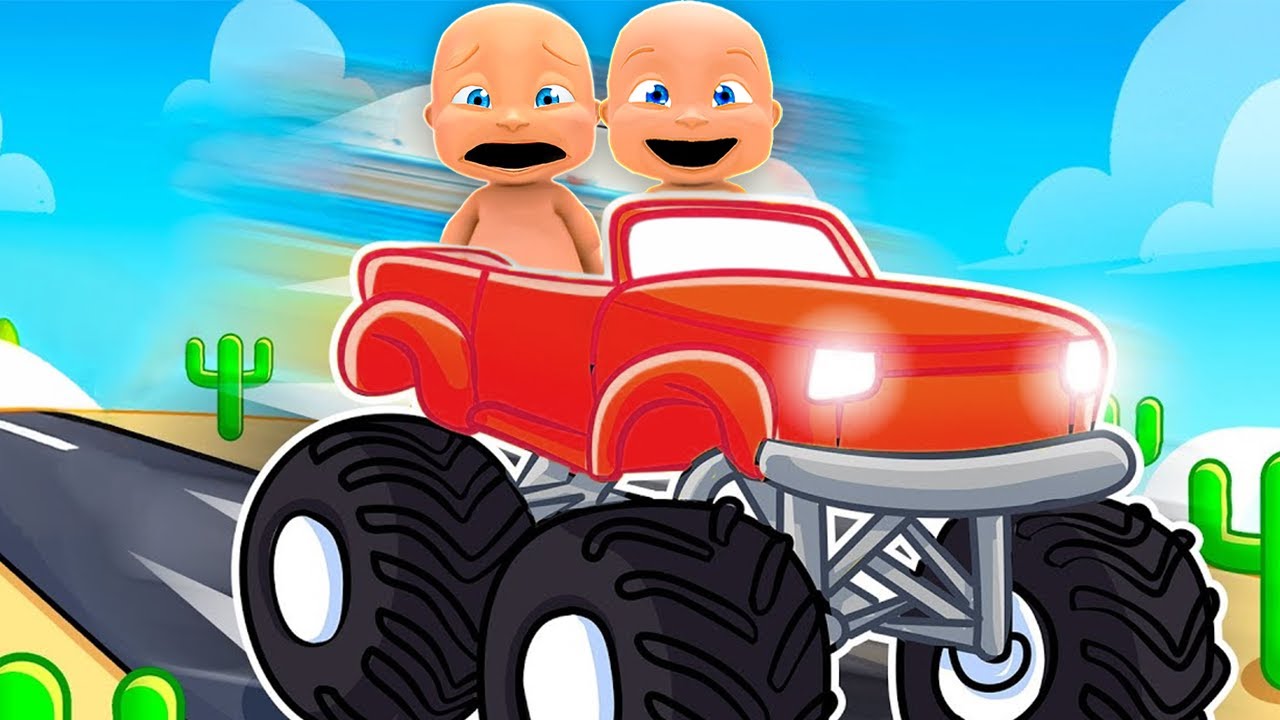 Babies Drive 9,878,649 MILES in a MONSTER TRUCK! (a dusty trip)