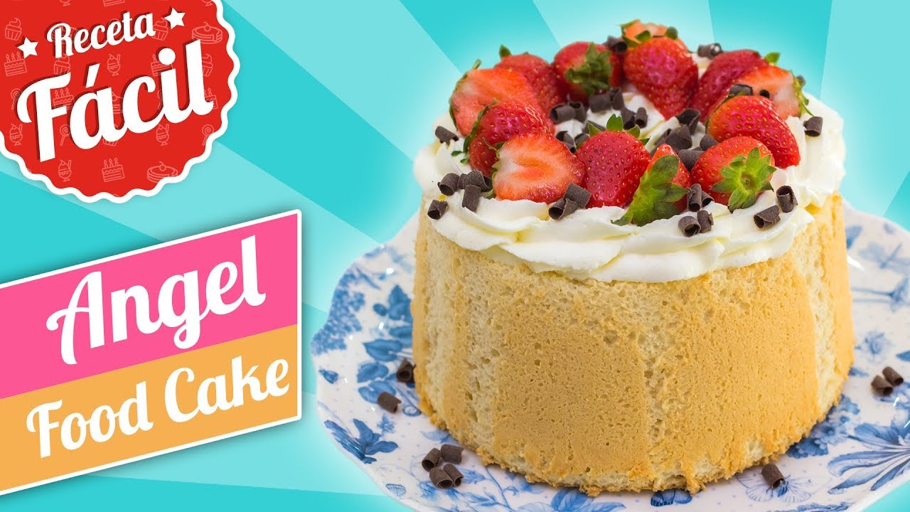 ANGEL FOOD CAKE | Easy recipe | Quiero Cupcakes! - YouTube