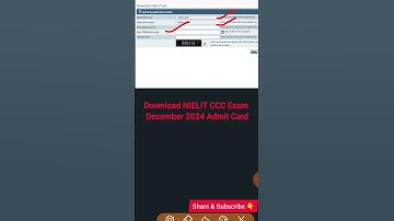 Download NIELIT CCC Exam December 2024 Admit Card || Call Letter || Hall Ticket