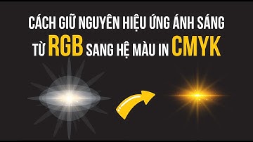 Hoe u de lichteffecten van RGB- naar CMYK-afdrukkleursysteem voor Desinger kunt houden