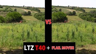ORCHARD UPDATE - TRACTOR HEAVY MULCHING - T40 heavy flail mover ORCHARD UPDATE - TRACTOR HEAVY MULCHING - T40 heavy flail mover