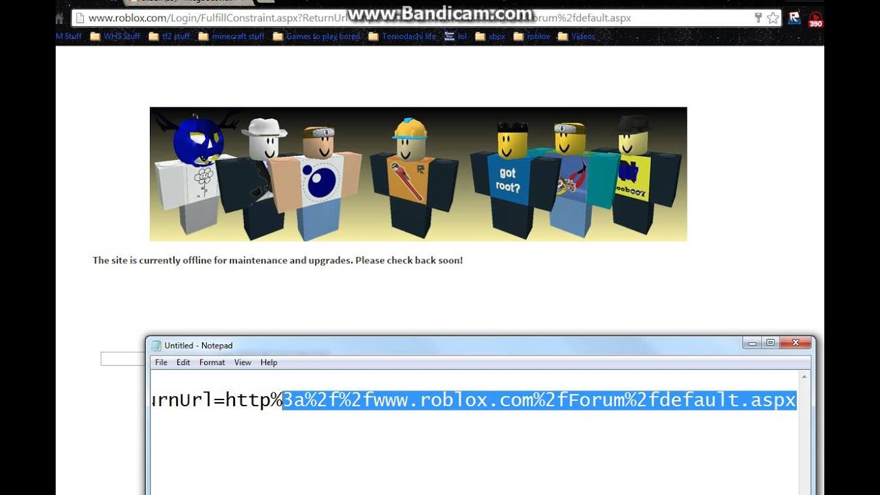 Roblox Old Maintenance Screen 2 12 2014 Youtube