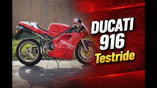 Ducati 916 Test ride - Headphones Recommended !