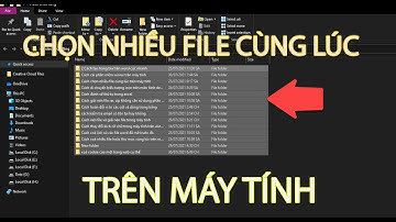 Cách chọn nhiều file cùng lúc trên máy tính