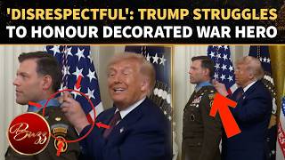Trump 'FAILS COGNITIVE TEST'; Can't Fasten Medal, Resorts To Tying Knot