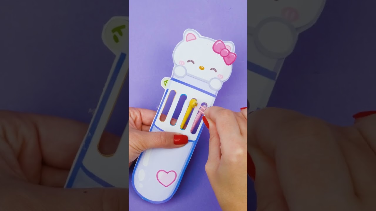 ✨ DIY Rainbow Marker at Home #kids #crafts