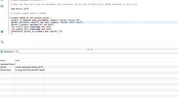How to add comments Column descriptions to Columns in MySQL create table statement  For SQL Dev