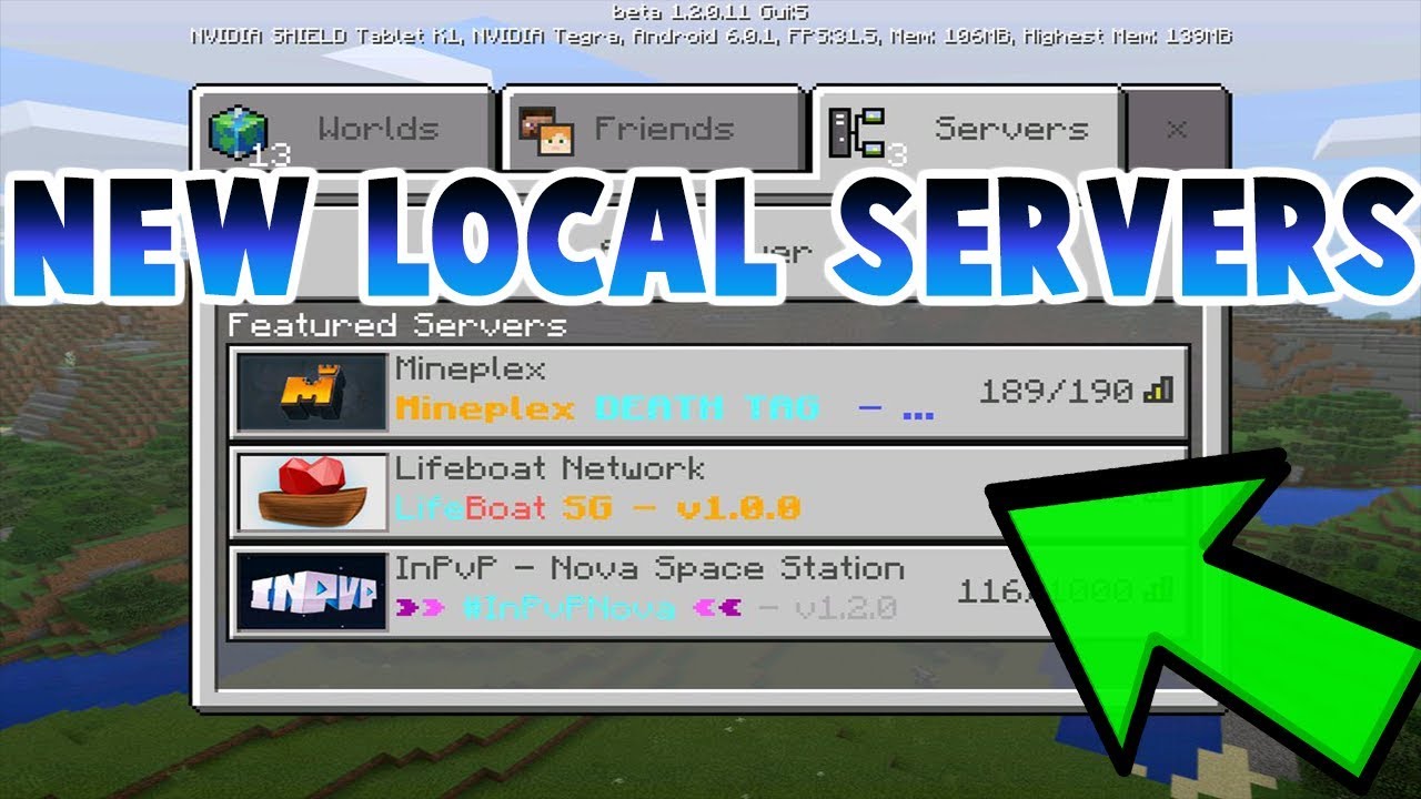HOW TO JOIN THE NEW PUBLIC SERVERS FOR MCPE 1.2 BUILD 4// MCPE BUILD 4 ...