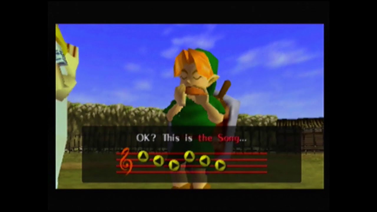 Zelda Ocarina of Time Epona's Song YouTube