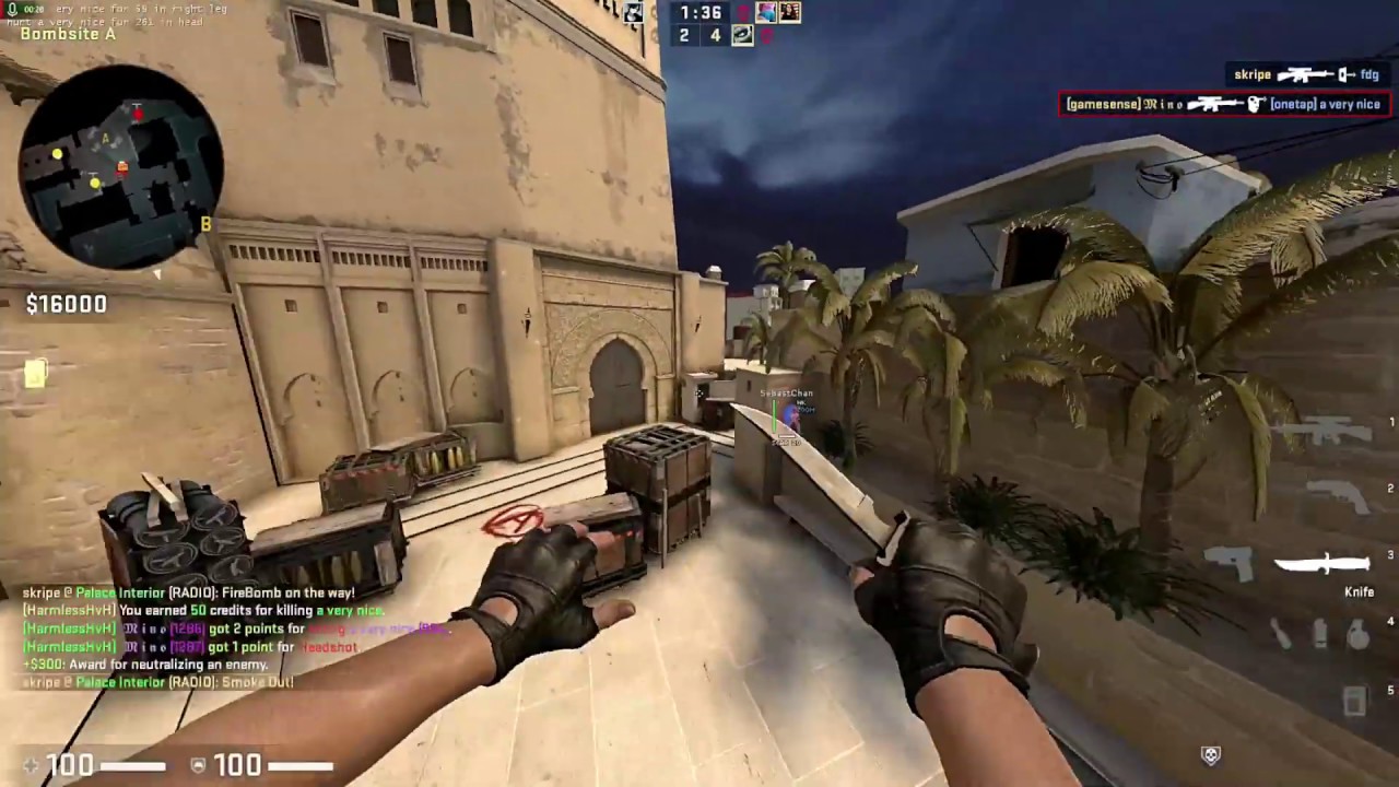 [CS:GO | HVH] onetap.su - YouTube