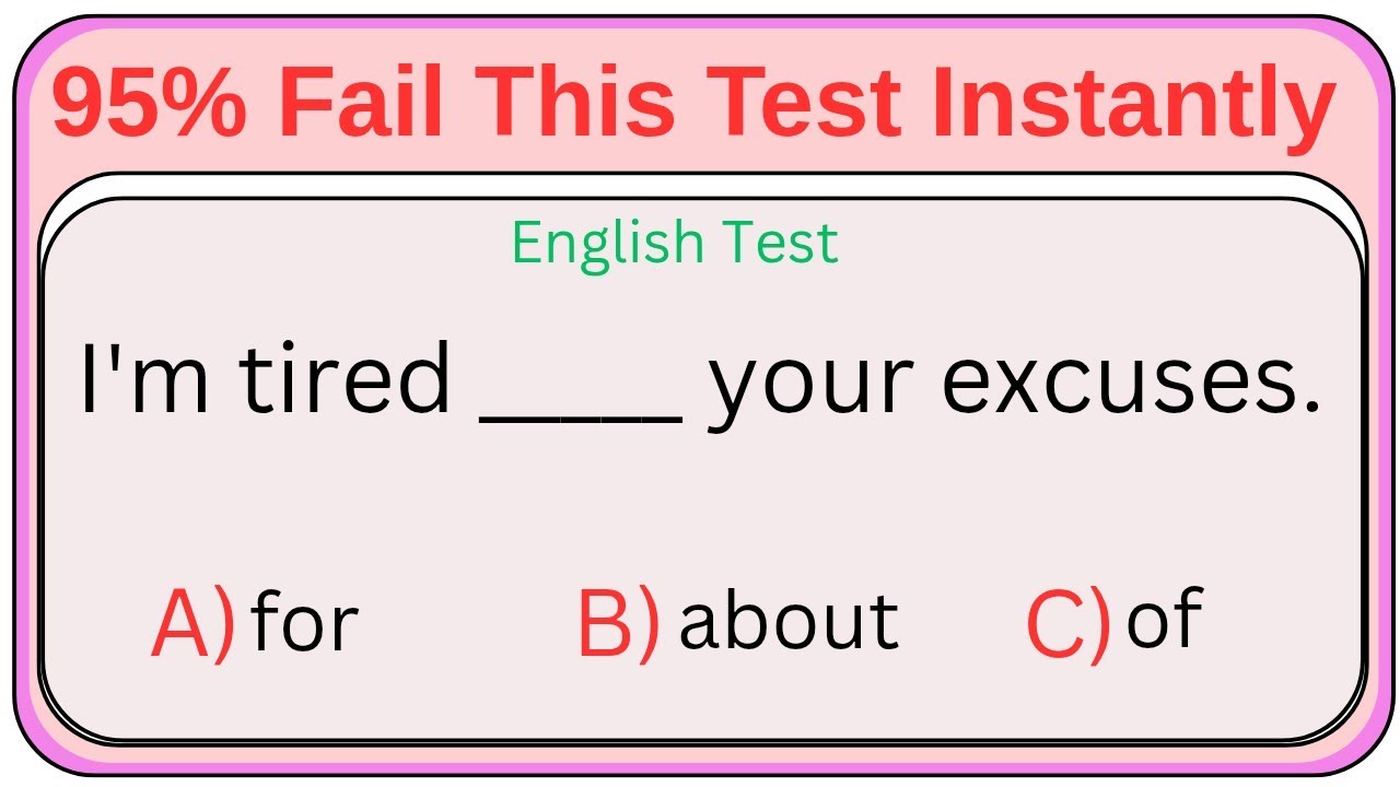 English Grammar Quiz | GramMorph | If You Can Pass This Test Your ...