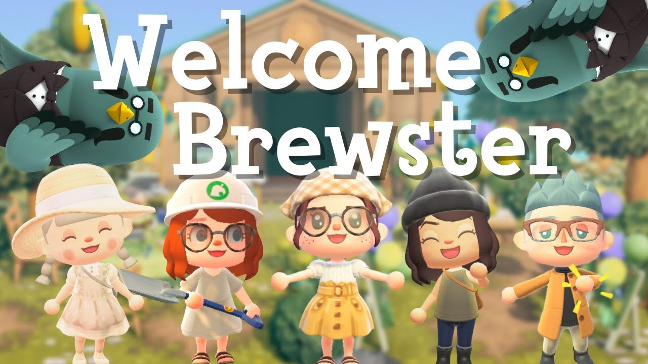 Brewster!!! Design Collab ft. ACNH youtubers! YouTube