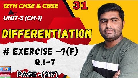 oefening 7f Q 1-7 || afgeleide door logaritme || elementen van wiskunde klas 12e wiskundeoplossin...