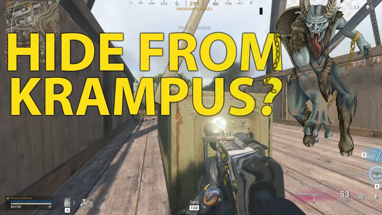 Grumpus Cod Can You Hide From Krampus? - Call of Duty Warzone - YouTube