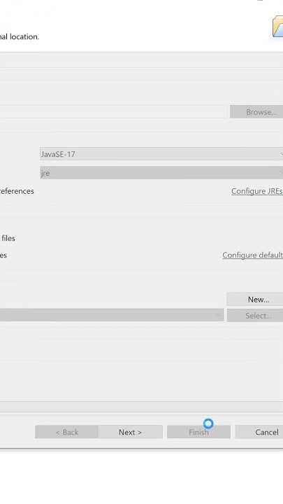 How to create Java Project in eclipse ID #youtubeshorts #coding # ...