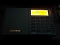 BBC World Service coverage of death of Queen Elizabeth 7265 kHz on XHDATA D-808 very clear reception