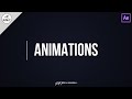 Smooth text animations effect  text animation  after effects tutorial  no plugins  gsp creations