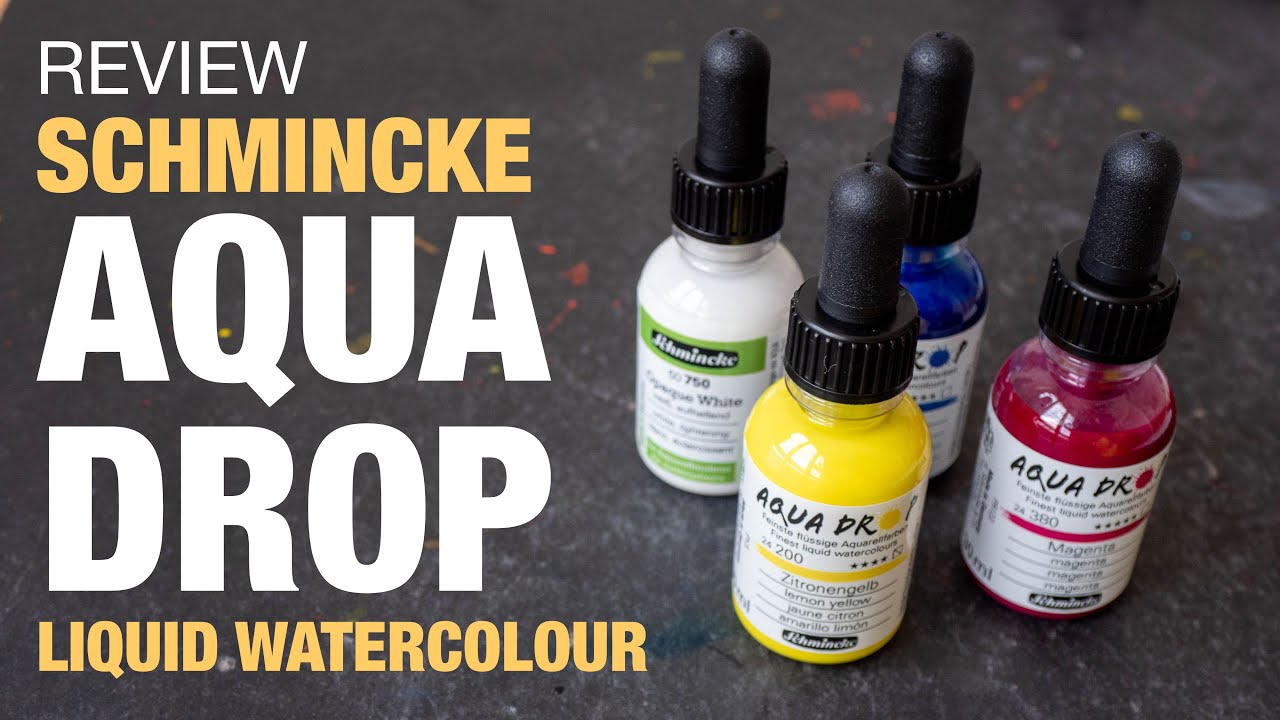 German Schmincke Liquid Watercolor Paint 30ml/bottle AQUA DROP Ink